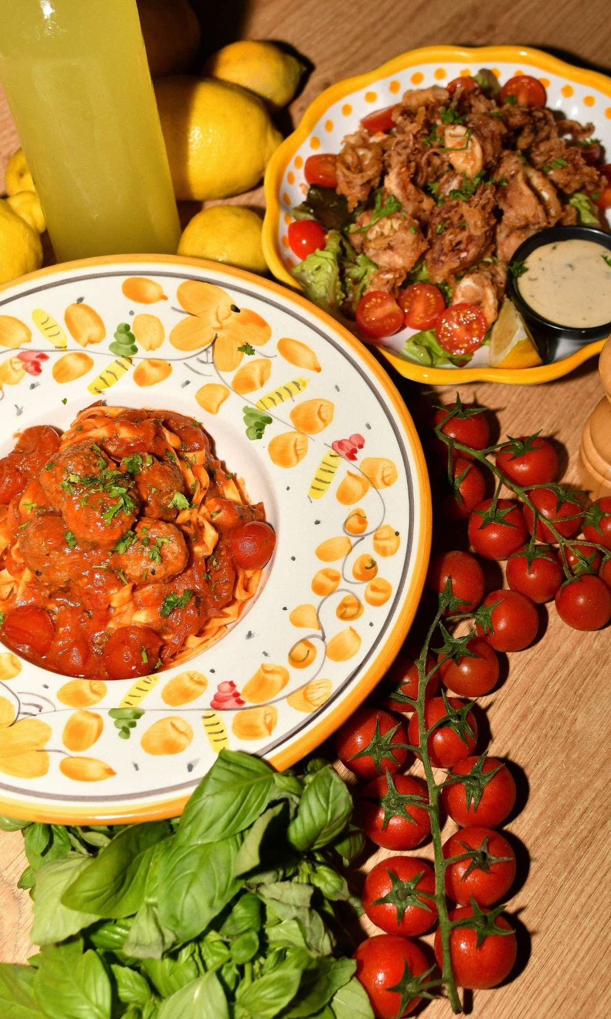 Cuisine italienne à la carte chez Scusi au Lavandou, produits frais et recettes maison